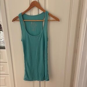 American Eagle Outfitters Aqua Tank Top